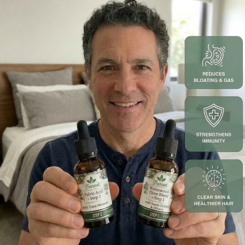 Truroot® GutCleanse 2-Step Parasite Cleanse Kit - Natural Herbal Detox for a Cleaner, Healthier Gut
