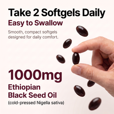 TruRoot Ethiopian Black Seed Oil Softgels
